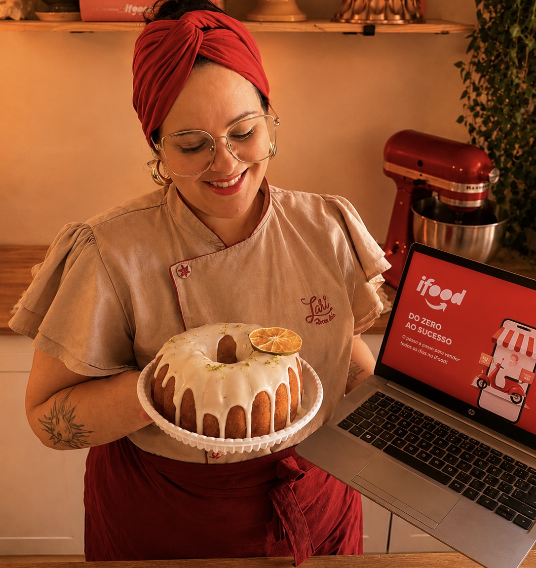 Confeiteira Produzindo